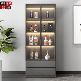 The layout is like a simple wine cabinet, living room, glass multi-function collection cabinet, wall-mounted integrated household light luxury high-end storage rack storage cabinet. other sizes and colors can be customized. contact customer service.