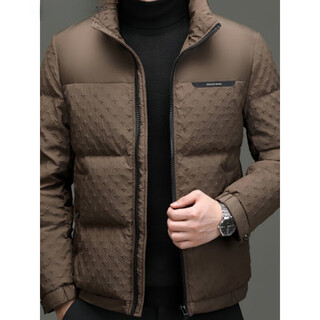 丨lilang丨lilang winter new lilang down jacket men's fashionable casual stand collar short warm trendy jacket black 6620 lightweight m 170/92a recommended 100-150jin jin equals 0.5kg
