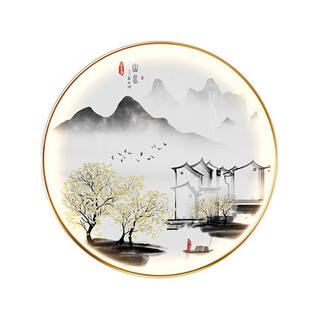 Yusenyi cross-border hanging paintings, customized meter box decorative paintings, solid wood office decoration paintings, wedding photos, heart art giclee, round and special-shaped hanging paintings, custom size