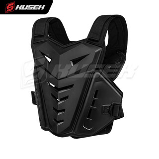 Zailu motorcycle off-road armor, chest protector, vest, anti-fall protective gear, mountain bike cycling suit, motorcycle full set, black armor, anti-fall/chest protector/back protector, one size