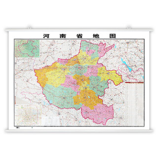 2025 new china henan province map wall chart decorative painting 106*76cm hd coated waterproof traffic administrative division henan province wall chart no specifications
