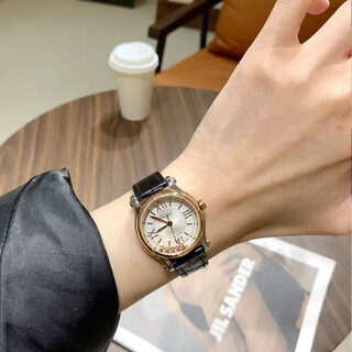 Chopard second-hand 99 new chopard women's watch happy diamond series 5 diamonds/7 diamonds automatic mechanical full set of back diamonds chopard watches elegant ladies second-hand luxury watches full set of 5 diamonds 30mm dial mechanical 278573-6013