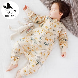 Griny light feather baby sleeping bag spring and autumn thin baby bamboo cotton anti-kick quilt for all seasons autumn and winter a high-standard sleeping bag that meets the five senses of sleep tips: sizing recommendations are more accurate.
