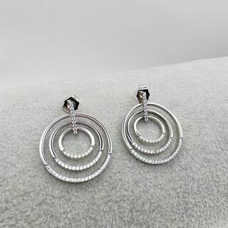 Xuping xuping jewelry donut stud earrings personalized design girls daily versatile gifts x000926411 earrings