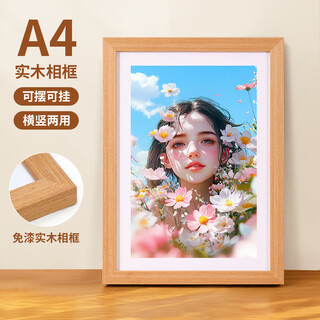 Cuttlefish a4 wood color photo frame couple photo wall hanging wedding photo frame business license frame new year gift