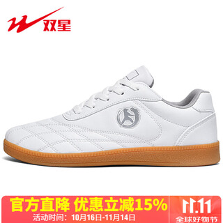 Double star eight tai chi martial arts beef tendon bottom wear-resistant taekwondo practice middle-aged and elderly sports square men and women soft leather training shoes