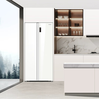 Casarte bcd-630wgcssm7g6u1 zero embedded dual-system-farbkristall-side-by-side-kühlschrank