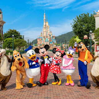 Hong kong disneyland family meal voucher park pass package 1-day ticket level 1 adult