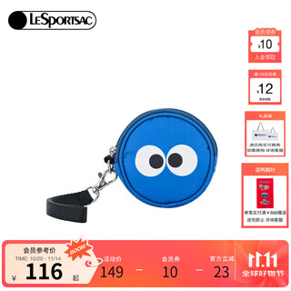 Lesportsac new expression series cute clutch bag coin purse commuter bag women's bag gift for girls sapphire blue