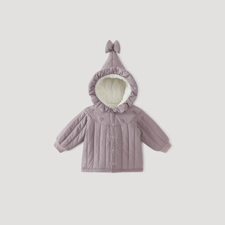 Bali piggy girls cotton clothes autumn and winter sweet and cute outing thickened cotton jackets for baby girls padded warm tops children's jackets xingluo zi 90