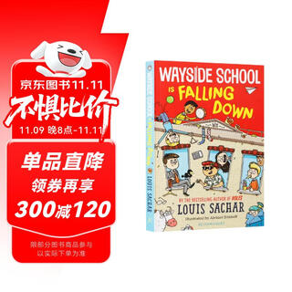 歪歪路小学2：学校正在倒塌 Sideways Stories From Wayside School 路易斯萨奇尔 桥梁章节书课外阅读 进口原版 英文书