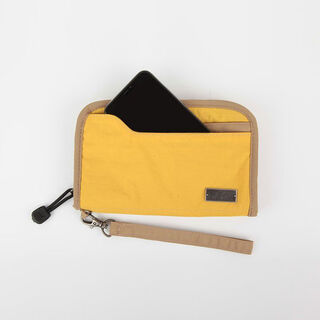 Multifunctional travel passport bag can hold air tickets, document storage bag, waterproof protective cover, card holder, anti-theft brush, one size fits all, new anti-theft brush, small turmeric