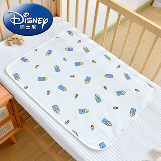 Disney newborn baby diaper mattress pure cotton baby waterproof diaper mat children's customized bed sheet washable nursing pad small baby bottle bamboo fiber terry diaper mat 56x100cm