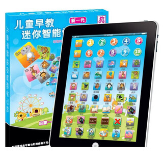 靠森（Kaooseen）儿童ipad平板触摸学习机3c环保中英文点读机早教玩具儿童玩具 儿童ipad平板触摸学习机3c环保中英文点读机早教益智玩