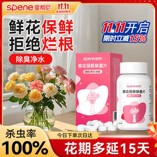 Xingbangni chlorine dioxide flower disinfection effervescent tablets 84 special sterilization liquid for flower cultivation and awakening, flower arrangement and cut flower preservative for home use