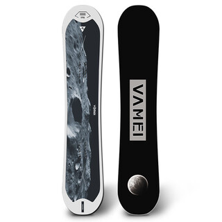 VameI雪板单板滑雪板套快穿固定器滑雪鞋刻板平花板全地域单板 VM72 142cm