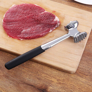 Palmerton meat hammer, meat breaker, kitchen steak loose meat hammer, large tender meat slap meat hammer, household and commercial tools, rubber handle meat hammer