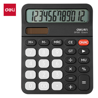 Deli dp561 desktop calculator (black) (1 unit)
