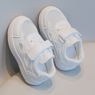 Terranis yangma recommends baby white shoes spring and autumn non-slip soft sole shoes 2-10 years old waterproof casual autumn sandals g69 21 shoe inner length 14cm