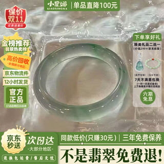 Xiao xing na's fifth star jade bracelet burmese jade ice seed floating flowers real jade bracelet for my wife and mom at insured price fifth star jade bracelet 58mm-59mm (free jade pendant + gift box)
