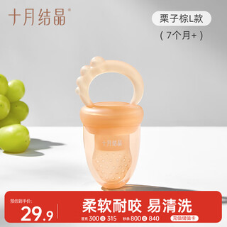 October crystal bites, fruit bite bag, baby soothing teether stick, fruit and vegetable food feeder, push-type random delivery