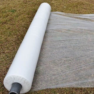 Film plastic film pe film ground film protective film agricultural film construction engineering film concrete curing film white film 2 meters wide 175 meters long / 4.8 jin jin equals 0.5 kg / roll