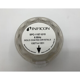 Crystal oscillator inficon crystal oscillator inficon optical coating crystal oscillator spc-1157-g10/10 pieces