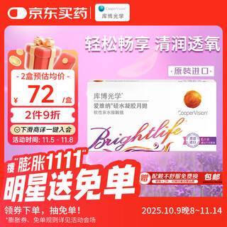 Cooper optics avena transparent contact lenses monthly disposable high oxygen permeable silicone hydrogel imported 6 pieces 750 degrees