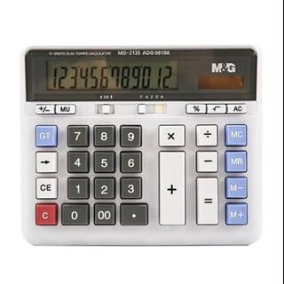 M&g stationery (m&g) adg98198 desktop calculator (price unit) white