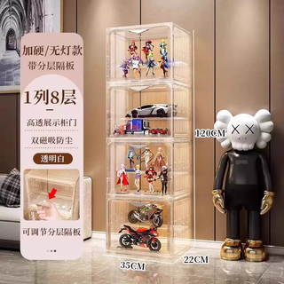 Yusenyi model display cabinet transparent ornament building blocks suitable for lego household blind box model storage toy display shelf (lego display cabinet) 4 grids 4 layers special offer directly discounted by 30 yuan