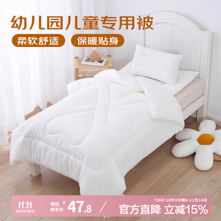 Ivy kindergarten children's quilt spring and autumn quilt white quilt core 2.3 jin jin equals 0.5 kg 120*150cm does not include quilt cover
