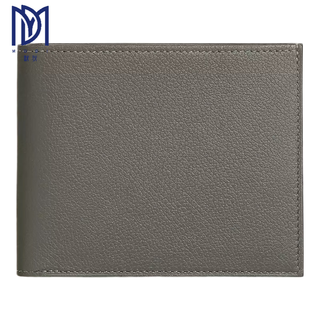 Hermes men's new coin purse bi-fold wallet id holder credit card holder compact passport holder style 1