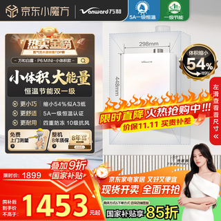 Vanward bailu p6m small size national subsidy 15% 16 liters gas water heater natural gas silent pressurized water servo constant temperature energy saving colorful pear white