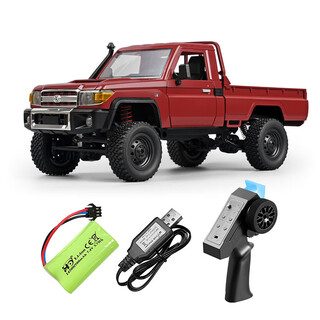Chili 25 remote control off-road vehicles 6-12 years old boys pickup truck 79 climbing vehicle specialized children's electric vehicle mn82-burgundy single battery-1 battery (35 minutes)