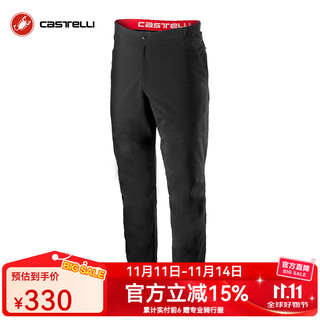 Castelli scorpion cycling jersey men's four-season quick-drying breathable bicycle casual straight trousers 4519072 010 black l