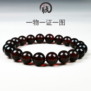 Amber style, one thing, one picture, one certificate, natural blood amber bracelet for women, amber bracelet, myanmar raw mineral water purification grade, no roasted color, bracelet 10.82g 9.5mm