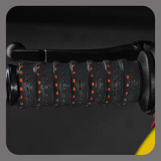 Smvp bicycle handlebar cover with anti-slip and anti-collision mountain bike handle cover, handlebar protective cover, decorative modification, 1 pair, beautiful jet black, two-color version