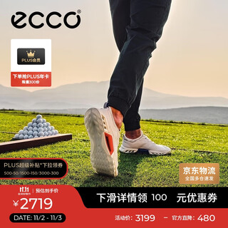 Ecco biom c4 waterproof outdoor sports golf shoes for men jianbu 130404 white/blue 42 hl