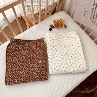 Baby diaper pad, waterproof, breathable, washable diaper, large size baby diaper sheet, aunt's pad, menstrual mattress, splendid years + yula flower language, 2 pieces, more convenient to change and wash, 100x70cm