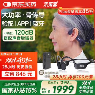 Future guest (vlk) bone conduction hearing aid for the elderly with moderate to severe deafness and severe back-of-ear hearing aid b6
