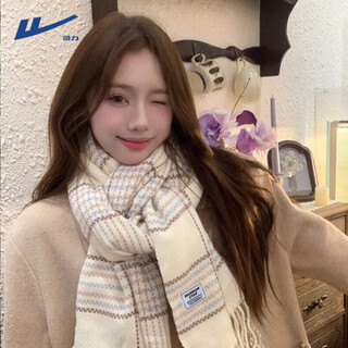 Warrior scarf women's atmosphere autumn and winter 2025 new versatile silk scarf student warm scarf birthday gift shawl korean