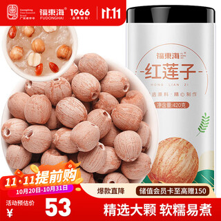 Fudonghai cored red lotus seeds with plump grains, poria cocos and gordon seeds, white fungus and wolfberry soup ingredients, soup, sugar water and dry goods
