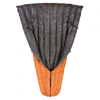 Mangmang winter outdoor warm sleeping bag gray duck down thickened portable ultra-light sleeping bag outdoor hammock cover