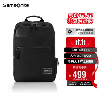Samsonite computer bag backpack 14-inch laptop backpack men's business commuting bag upgrade tt0*003