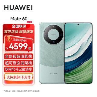 Huawei mate60 national subsidy of 500 yuan, ultra-reliable xuanwu architecture, huawei hongmeng flagship smartphone, yachuan qing, 12gb+512gb, official standard configuration