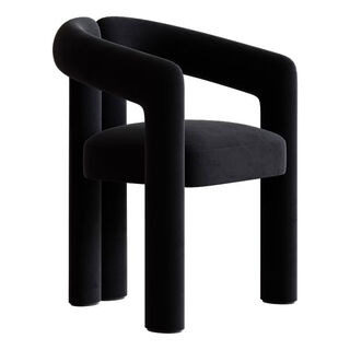 Yusenyi designer makeup chair home bedroom girly dressing table stool chair cream style dining chair imported frosted velvet yujie black