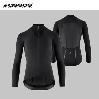 Assos cycling clothing spring and autumn men's jacket windproof and warm mille gts spring fall jacket s11 black series/classic black l