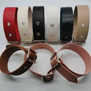 Clcey coat, windbreaker, fur integrated sleeves, clothes cuffs, collar, scarf, belts, sleeves, accessories, sleeve straps, black length 40cm (2 pieces), metal grommets for cuffs