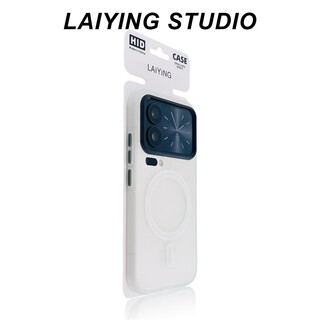 Second yang air bag soft edge strong anti-fall, suitable for xiaomi 17promax new mobile phone case xiaomi15pro high-end frosted 14ultra magnetic charging lens protection, transparent white gauze series * magnetic charging * air bag anti-fall xiaomi 17 pro max