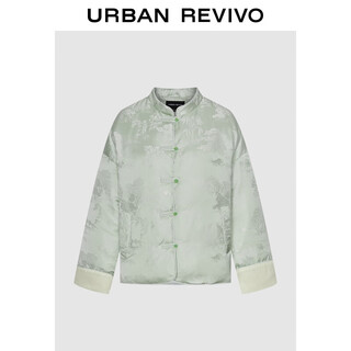 Ur2025 new winter women's casual new chinese pattern buckle down jacket uwg150089